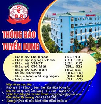 TUYỂN DỤNG 9/2024