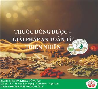 🌿 THUỐC ĐÔNG DƯỢC – GIẢI PHÁP AN TOÀN TỪ THIÊN NHIÊN 🌿 
